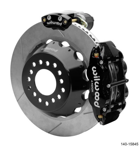 Wilwood - Wilwood Narrow Superlite 4R Rear P-Brk Kit 14.00in Rotor Big Ford New Style 2.50in Offset - 140-15845