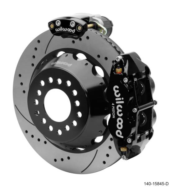 Wilwood - Wilwood Narrow Superlite 4R Rear P-Brk Kit 14.00in Rotor Big Ford New Style 2.50in Offset - SRP - 140-15845-D