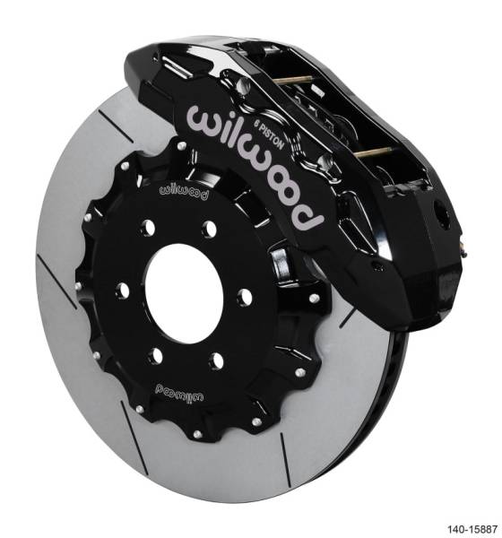 Wilwood - Wilwood 17-19 Ford F150 Raptor TX6R Front Kit 15.50in Rotor w/ Lines - Black - 140-15887