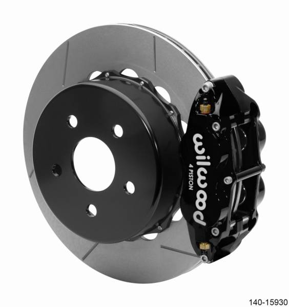 Wilwood - Wilwood Superlite 4R Rear Brake Kit 14.00 Black 2018-Up Jeep JL w/Lines - 140-15930