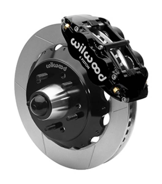 Wilwood - Wilwood Superlite 6R Front Brake Kit for 63-87 Chevy C10 Prospindle 13.06 in Diameter Black Calipers - 140-15941