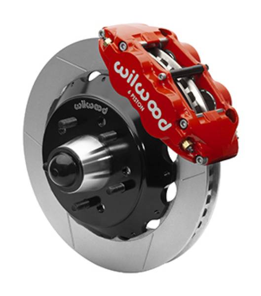 Wilwood - Wilwood Superlite 6R Front Brake Kit for 63-87 Chevy C10 Prospindle13.06 in Diameter, Red Calipers - 140-15941-R