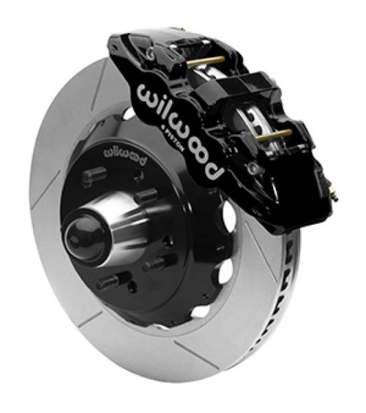 Wilwood - Wilwood AERO6 Front Truck Kit 14.00in Black 88-98 GMC Truck C1500/C2500 - 140-15951