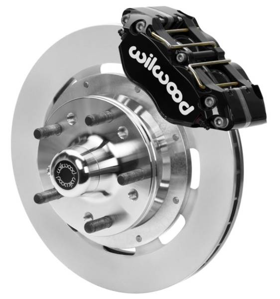 Wilwood - Wilwood 70-81 FBody/75-79 A&XBody Dynapro Frt Brk Kit 11.75in Rtr Blk Caliper Use w/ ProDrop Spindle - 140-15981