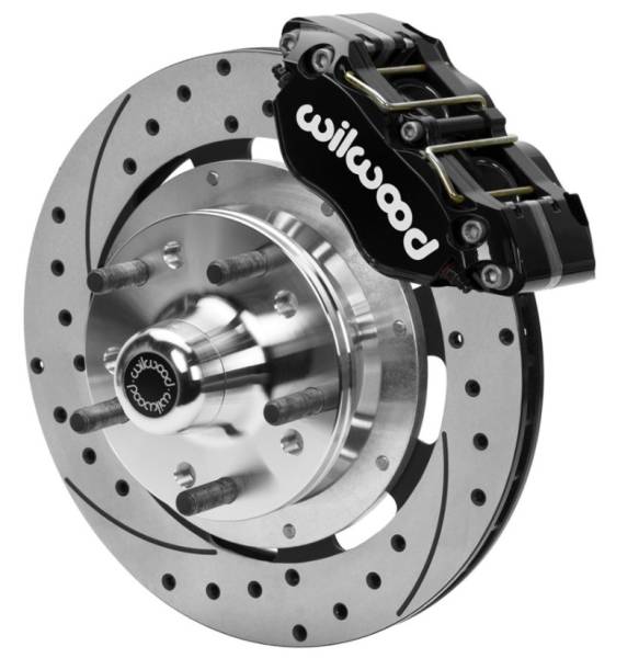 Wilwood - Wilwood 70-81 FBody/75-79 A&XBody Dynapro Frt Brk Kit 11.75in D/S Rtr Blk Caliper Use w/ PD Spindle - 140-15981-D