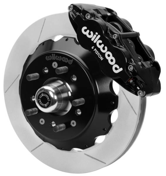 Wilwood - Wilwood 70-81 FBody/75-79 A&XBody FNSL6R Frt Brk Kit 12.88in Rtr Blk Caliper Use w/ Pro Drop Spindle - 140-15982