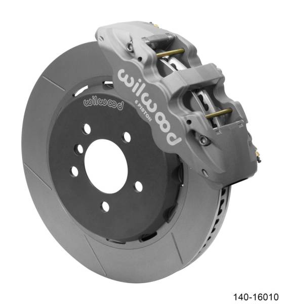 Wilwood - Wilwood AERO6 Front Brake Kit 14.00 Slotted 96-99 BMW M3 w/Lines - 140-16010