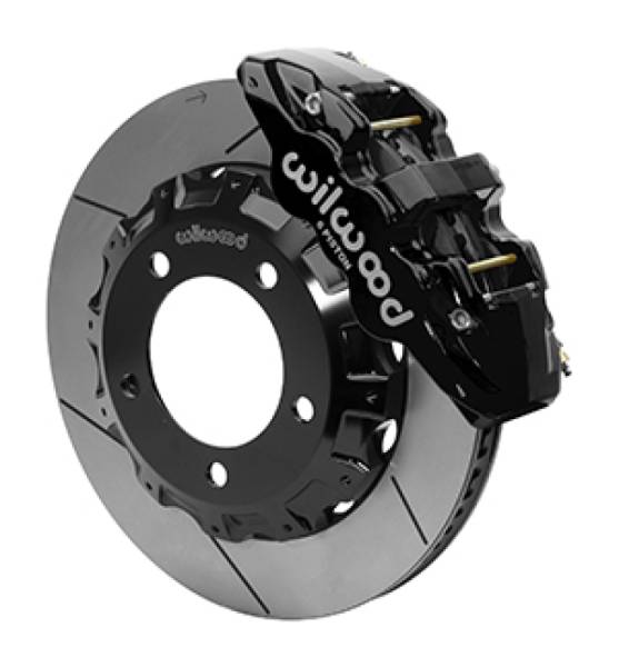 Wilwood - Wilwood AERO6 Front Brake Kit Black 14.25in 2016-2018 Toyota Land Cruiser (J200) w/ Lines - 140-16046