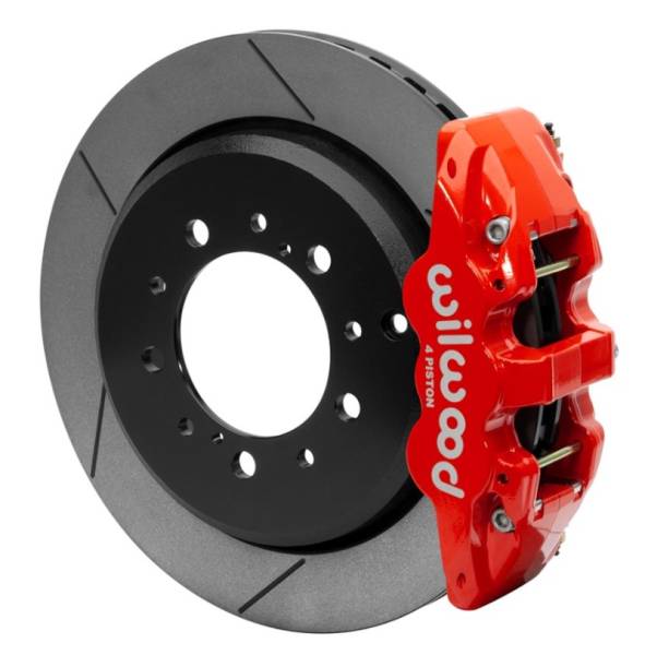 Wilwood - Wilwood AERO6 Rear Brake Kit 14.5in 2016-2018 Toyota Land Cruiser (J200) w/ Lines - Red - 140-16047-R