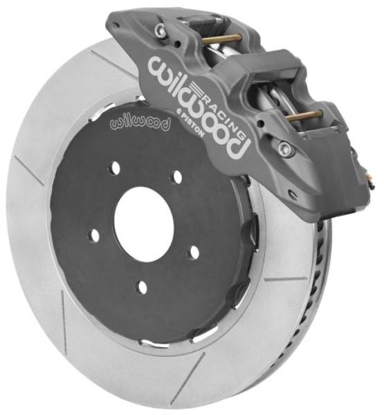 Wilwood - Wilwood Aero6R/ST Front Big Brake Kit 14in Black Anodize 97-13 Chevrolet Corvette C5/C6 - 140-16202