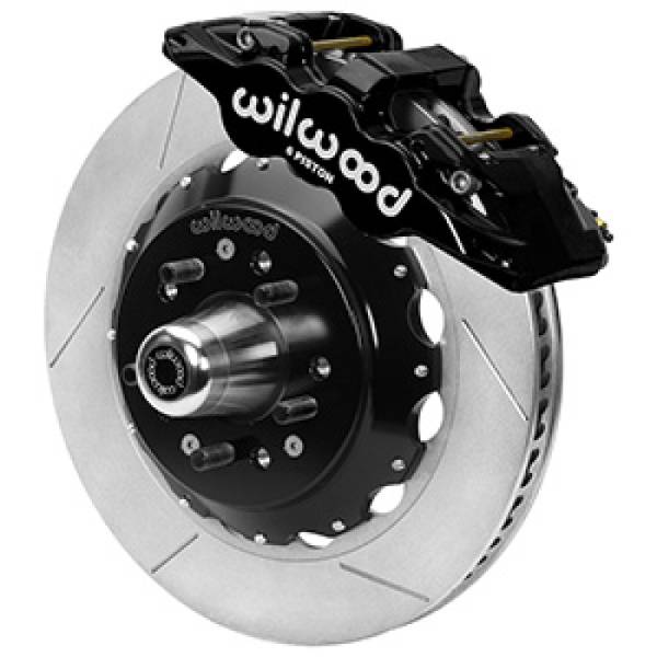Wilwood - Wilwood Aero6R/ST Front Big Brake Kit 14in Black Anodize 79-88 Chevrolet Monte Carlo - 140-16246