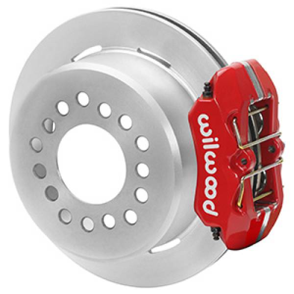 Wilwood - Wilwood Chevrolet 7-5/8in Rear Axle Dynapro Disc Brake Kit 11in Rotor -Red Caliper - 140-16444-R