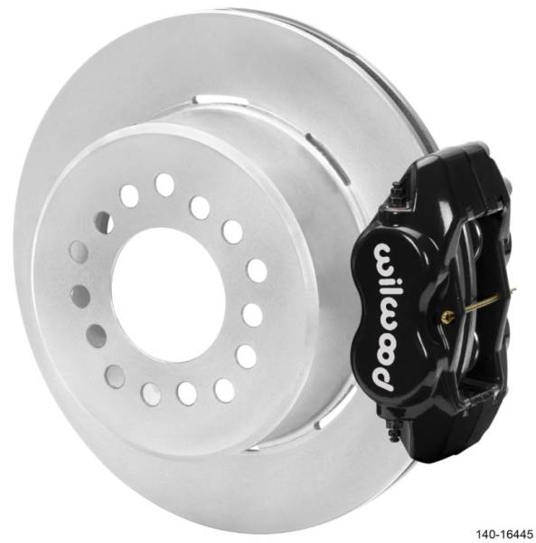 Wilwood - Wilwood Chevrolet 7-5/8in Rear Axle Dynalite Disc Brake Kit 12.19in Rotor -Black Caliper - 140-16445