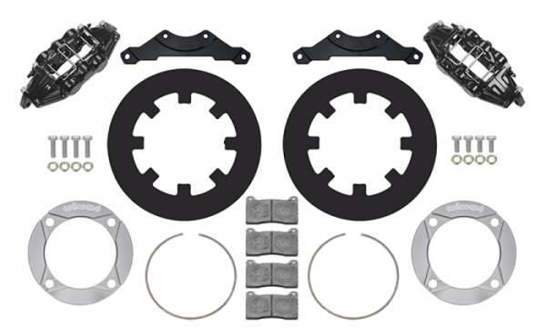 Wilwood - Wilwood 2014+ Polaris RZR XP 1000 Rear Kit 11.25in - Black - 140-16633