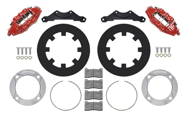 Wilwood - Wilwood 2014+ Polaris RZR XP 1000 Rear Kit 11.25in - Red - 140-16633-R