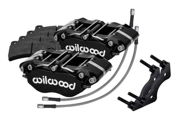 Wilwood - Wilwood 84-89 Porsche 911 Rear Dynapro Caliper Kit 3in MT - Black - 140-16678