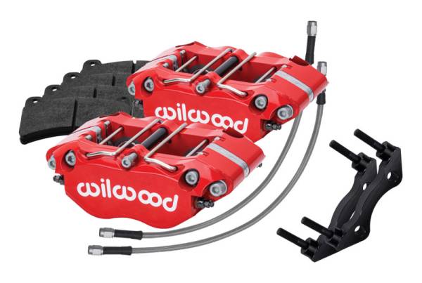 Wilwood - Wilwood 84-89 Porsche 911 Rear Dynapro Caliper Kit 3in MT - Red - 140-16678-R