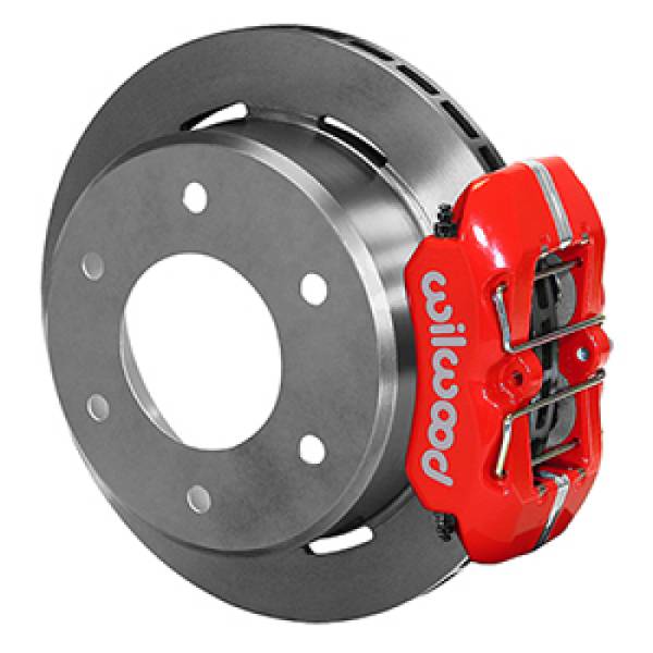 Wilwood - Wilwood 63-87 C10/C15 DynaPro FDPLP Red Calipers 11in x .81in Rotors 6-Lug Rear Disc Brake Kit - 140-16711-R