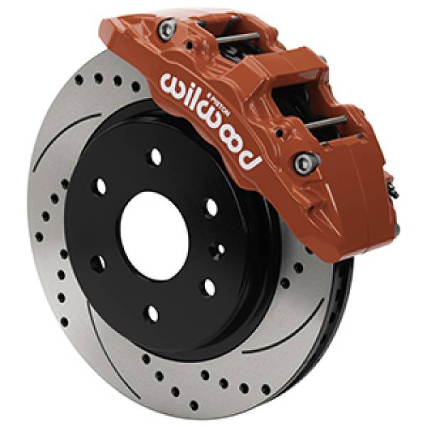 Wilwood - Wilwood 99-06 Chevy Silverado/GMC Sierra Aero6-DM Front Brake Kit - D&S - Red - 140-16803-DR
