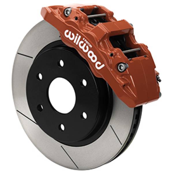 Wilwood - Wilwood 10-18 Ford F-150 Aero6-DM Front Brake Kit - Slotted - Red - 140-16806-R