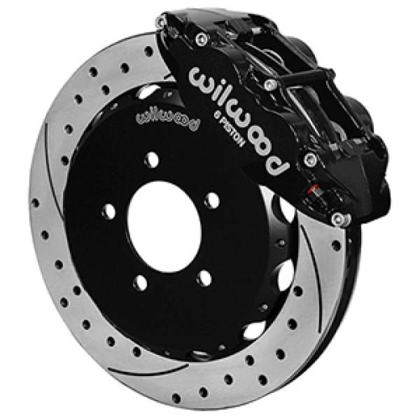 Wilwood - Wilwood 2013+ Honda Civic57mm Forged Narrow Superlite 6R Big Brake Front Brake Kit - Drilled Rotors - 140-16847-D