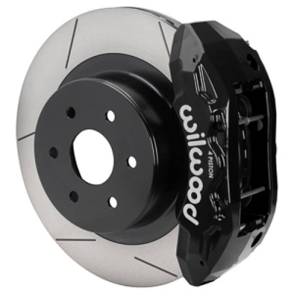 Wilwood - Wilwood 99-18 Chevy Silverado/GMC Sierra 16x1.25 Slotted Rotor TX4R 4 Piston Rear Brake Kit - 140-16861