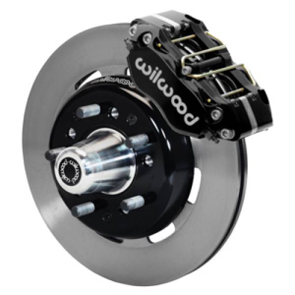Wilwood - Wilwood 55-57 Chevy Bel Air Dynapro 4 Kit, 5x4.50in/4.75in Hub - 140-16907