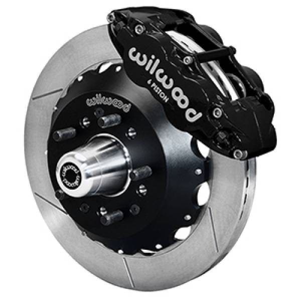 Wilwood - Wilwood 55-57 Chevy Bel Air Superlite 6R Kit, 5 x 4.50in/4.75in Hub - 12.88in Slotted Rotor - 140-16908