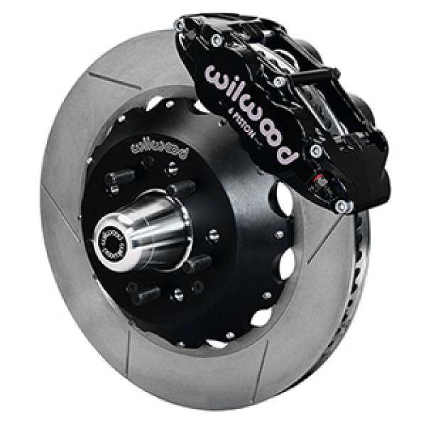 Wilwood - Wilwood 55-57 Chevy Bel Air Superlite 6R Kit, 5 x 4.50in/4.75in Hub - 14.00in Slotted - 140-16909