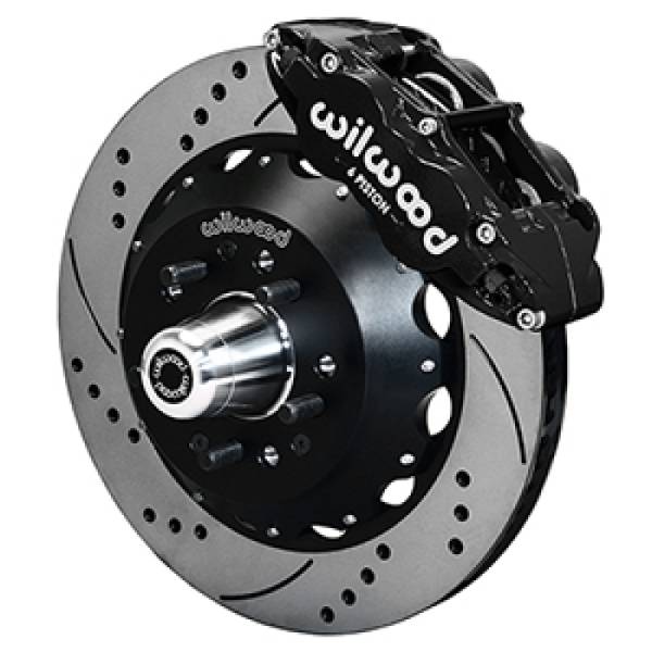 Wilwood - Wilwood 55-57 Chevy Bel Air Superlite 6R Kit, 5 x 4.50in/4.75in Hub - 14.00in D&S Rotor - 140-16909-D