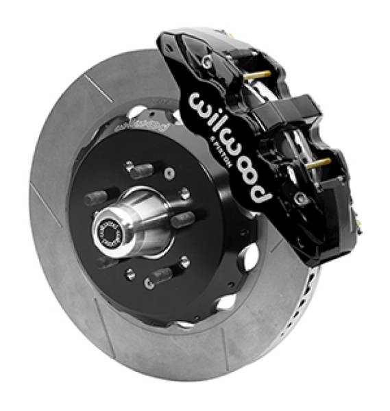 Wilwood - Wilwood 55-57 Chevy Bel Air Aerolite 6R Kit, 5 x 4.50in/4.75in Hub - 14.00in Slotted Rotor - 140-16910