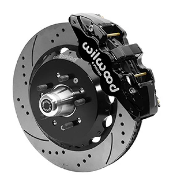 Wilwood - Wilwood 55-57 Chevy Bel Air Aerolite 6R Kit, 5 x 4.50in/4.75in Hub - 14.00in D&S Rotor - 140-16910-D