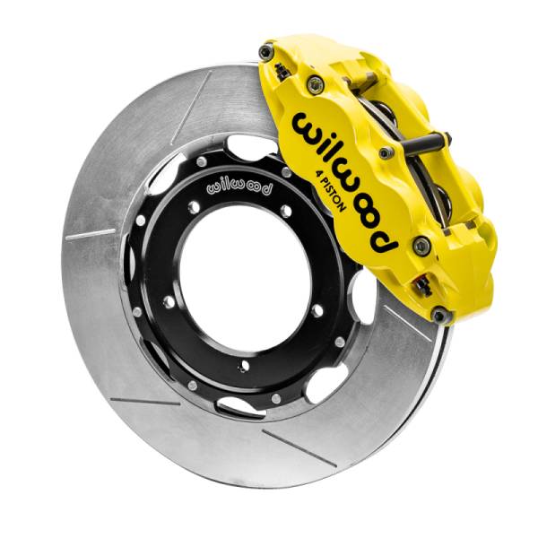 Wilwood - Wilwood 69-74 Porsche 911 Front Superlite Brake Kit 3in MT Slotted Face - Yellow - 140-16937-Y