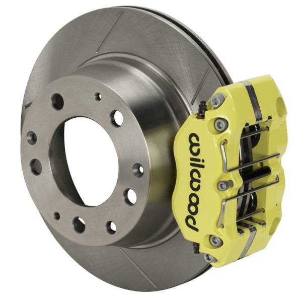 Wilwood - Wilwood 69-83 Porsche 911 Rear Dynapro Brake Kit 3in MT Slotted - Yellow - 140-17002-Y