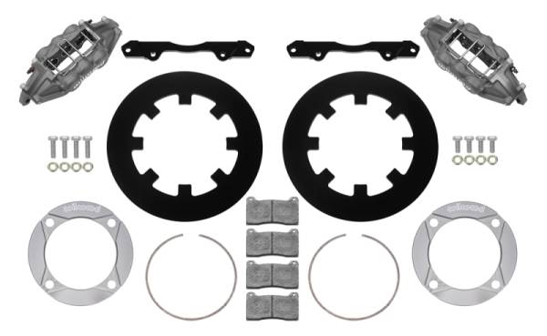 Wilwood - Wilwood 2014+ Polaris RZR XP 1000 Front Kit 11.25in - Anodized - 140-17044