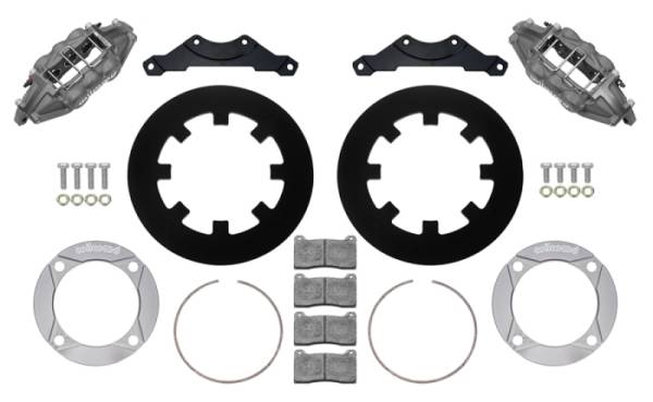 Wilwood - Wilwood 2014+ Polaris RZR XP 1000 Rear Kit 11.25in - Anodized - 140-17045