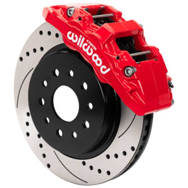 Wilwood - Wilwood 19-20 Jeep Wrangler (JL)/20-22 Jeep Gladiator (JT) Aero6-DM Front Brake Kit - D&S - Red - 140-17275-DR