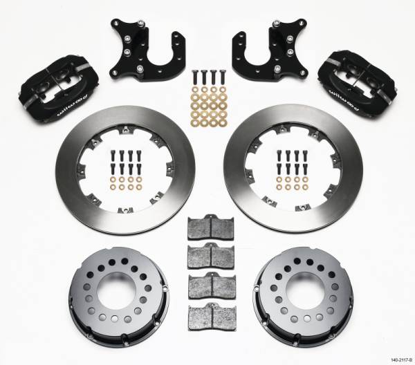 Wilwood - Wilwood Forged Dynalite P/S Rear Kit Mopar-Dana 2.36in Offset - 140-2117-B