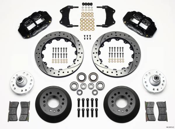 Wilwood - Wilwood Narrow Superlite 6R Front Hub Kit 12.88in Drilled WWE ProSpindle - 140-9919-D