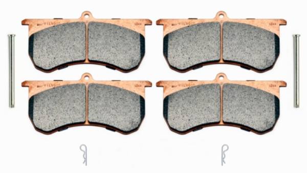 Wilwood - Wilwood Pad Set Metalic 9115 w/ Pins & Clips GNX4 - 150-10479-PS