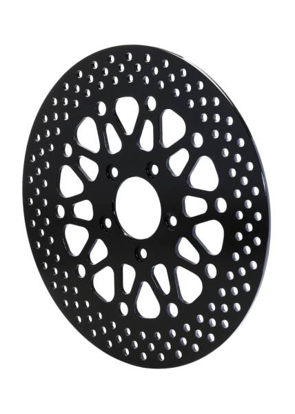 Wilwood - Wilwood Rotor-Front-H-D Motorcycle 2000-07 Black Finish 11.50 x .196 - 5 on 3.25in - 160-10664-BK