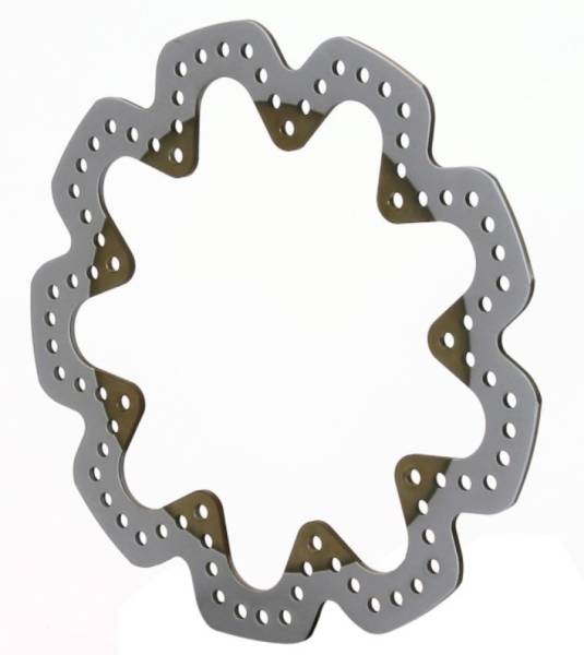 Wilwood - Wilwood Rotor-Stainless Scalloped 10.50 x .160 - 9 on 7.00in - 160-10717