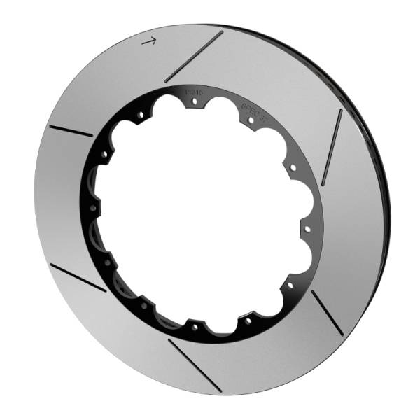 Wilwood - Wilwood Rotor-SV-GT 72 SPC-37 -RH 14.25 x 1.25 - 12 on 8.75in (Black) - 160-11315-GTB