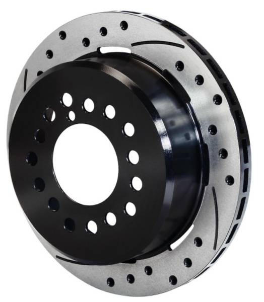 Wilwood - Wilwood Rotor-1.91in Offset-SRP-BLK-Drill-LH 11.00 x .810 - 5 Lug - 160-11375-BK