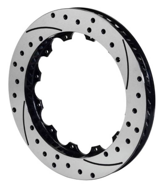 Wilwood - Wilwood Rotor-SRP48 SPC-37-LH-BLK-Drill 12.44 x 1.19 - 12 on 7.00in - 160-12158-BK