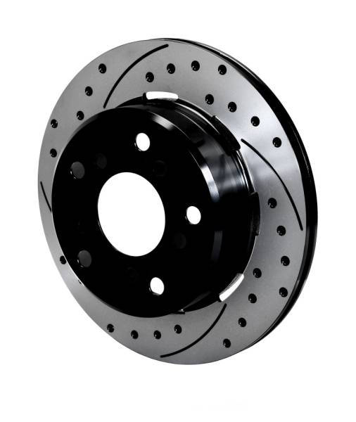 Wilwood - Wilwood Rotor-1.91in Offset-SRP-BLK-Drill-LH 12.19 x .810 - 5 x 5.50 - 160-13337-BK