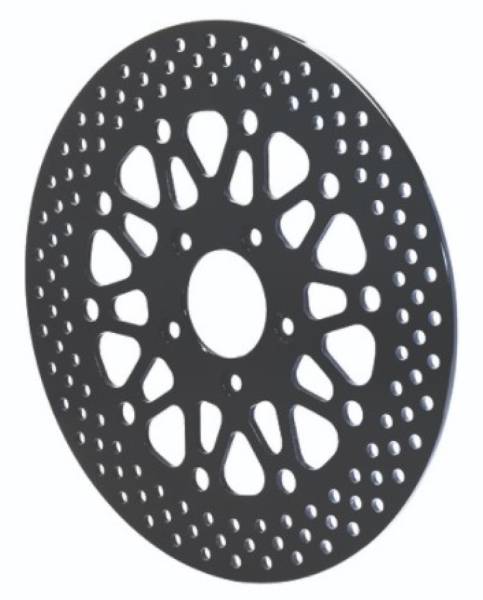 Wilwood - Wilwood Rotor-Front-H-D Motorcycle 2008-Up Black Finish 11.80 x .196 - 5 on 3.25in - 160-13355-BK