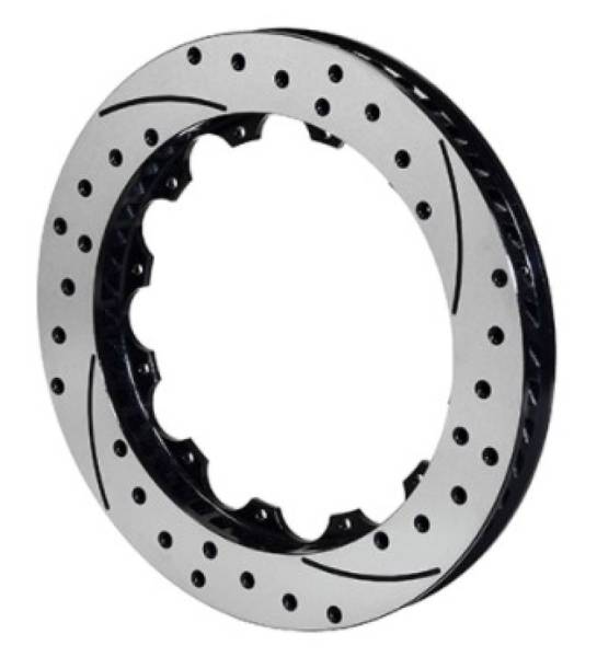 Wilwood - Wilwood Rotor-SRP48 SPC-37-RH-BLK-Drill 12.88 x 1.00 - 12 on 8.75in - 160-13358-BK