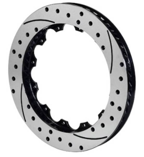 Wilwood - Wilwood Rotor-SRP48 SPC-37-RH-BLK-Drill 13.00 x 1.10 - 12 on 7.00in - 160-13362-BK