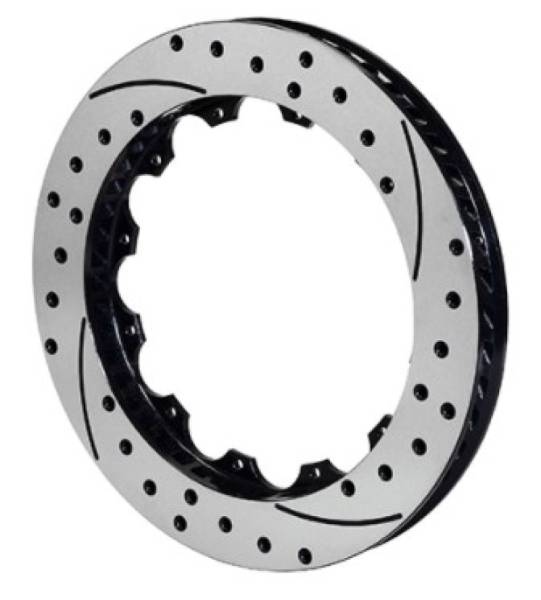 Wilwood - Wilwood Rotor-SRP48 SPC-37-LH-BLK-Drill 12.88 x 1.10 - 12 on 8.75in - 160-13544-BK